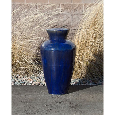 Closed Top FNT3468 Ceramic Vase Complete Fountain Kit Vase Fountain Blue Thumb